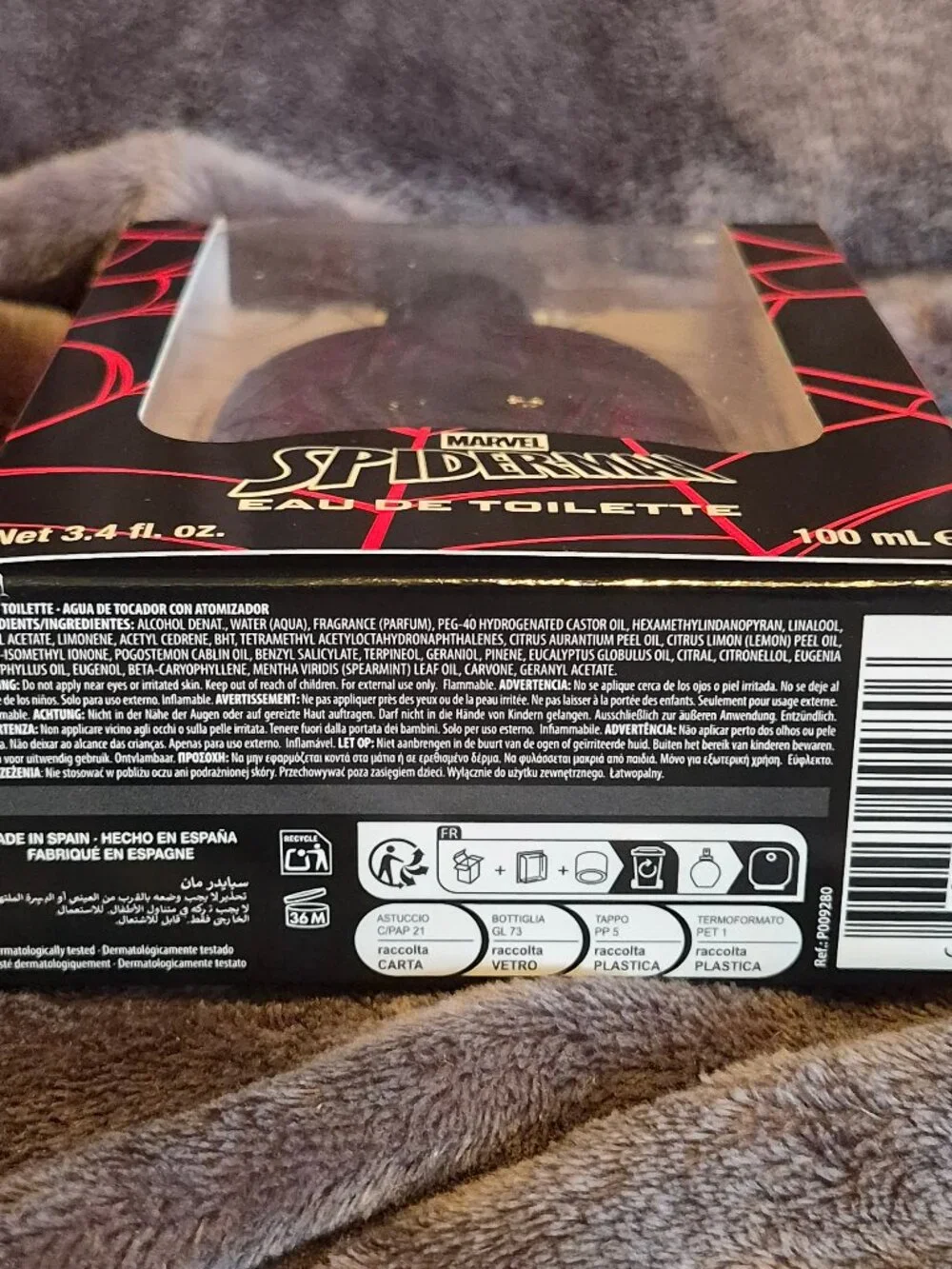 Spiderman Premium By Marvel, 3.4 Oz Edt Spray For Men